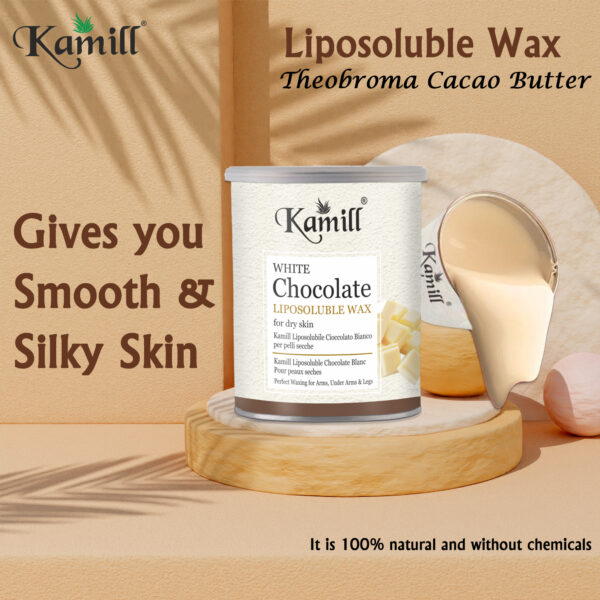 Kamill White Chocolate Liposoluble Wax – Gentle Hair Removal for All Skin Types - Image 5