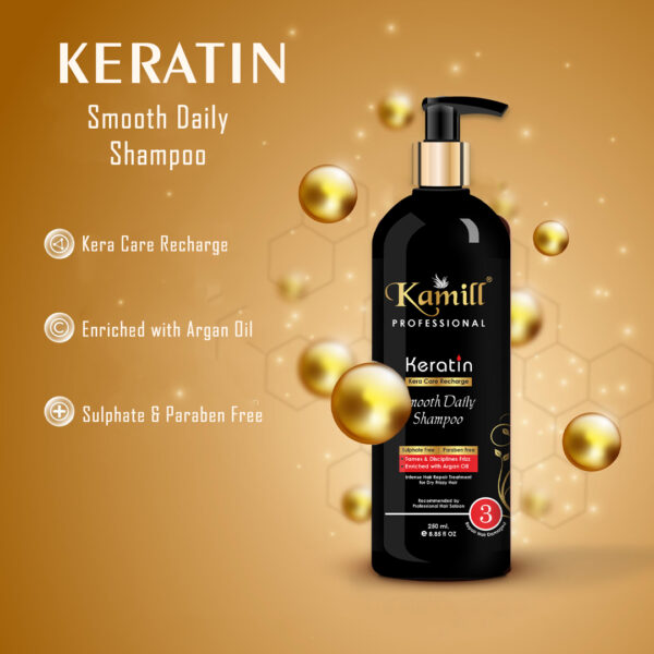 Kamill Keratin Shampoo 250 ML – For Stronger, Smoother Hair - Image 2