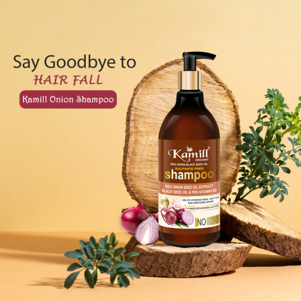 Kamill Onion Shampoo 300ML – Strengthen and Nourish Your Hair Naturally - Image 2