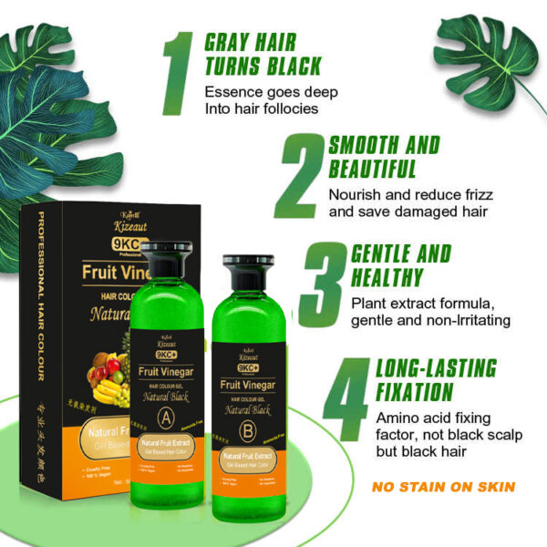 Kamill 9KC+ Fruit Vinegar Gel Colour – Natural Black - Image 4
