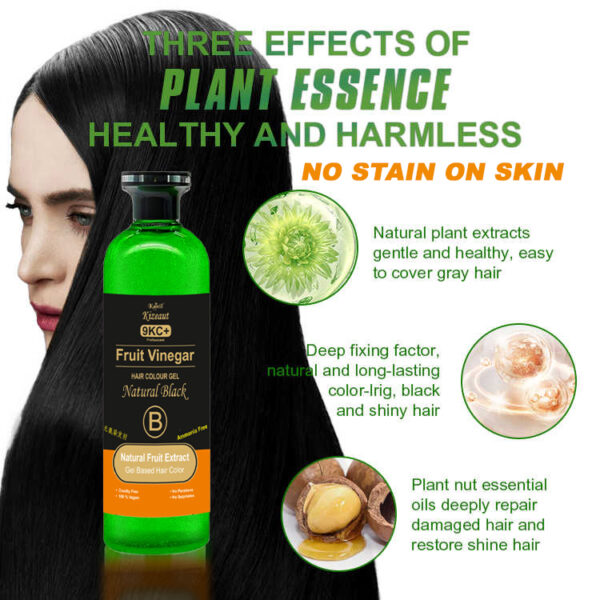 Kamill 9KC+ Fruit Vinegar Gel Colour – Natural Black - Image 3