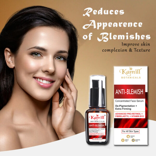Kamill Botanicals Anti-Blemishes Concentrated Face Serum with Fibrelastyl & Vitamin B12 - Image 3