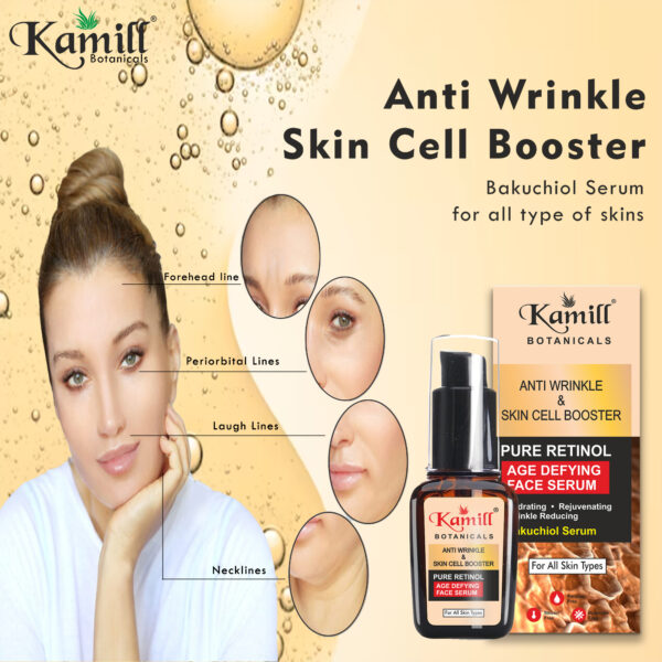 KAMILL Pure Retinol Age-Defying Anti-Wrinkle & Skin Cell Booster Serum - Image 2