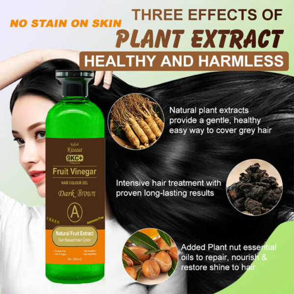 Kamill 9KC+ Fruit Vinegar Gel Colour – Natural Brown - Image 5