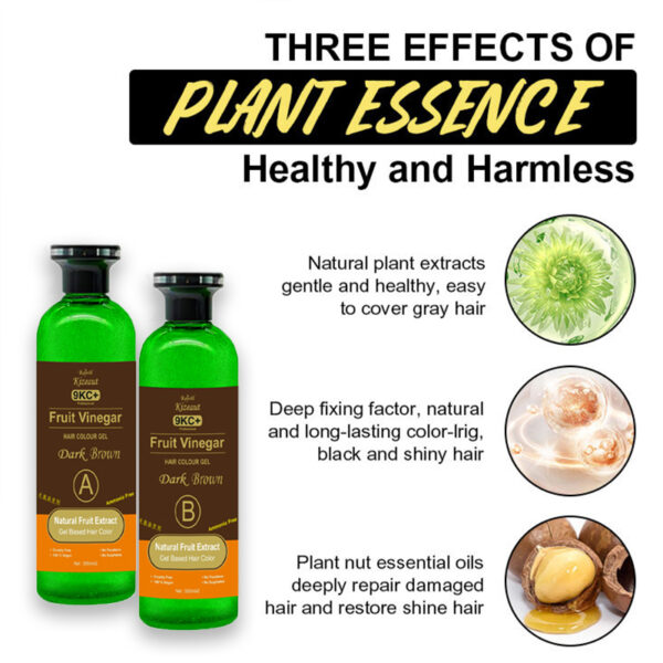 Kamill 9KC+ Fruit Vinegar Gel Colour – Natural Brown - Image 2