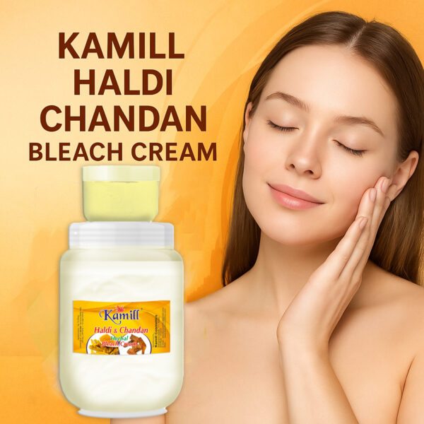 Kamill Haldi Chandan Facial Bleach Cream – 1 Kg Pack - Image 2