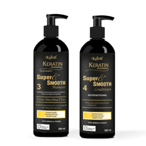 Kamill Keratin Super Smooth Shampoo No. 3 & Conditioner No. 4 – Professional Hair Care Duo