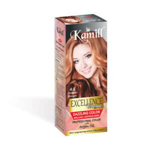 Kamill Golden Brown Hair Color, Golden Brown Hair Dye, Ammonia-Free Hair Color, Keratin Hair Color, Argan Oil Hair Color, Natural Brown Hair Color, Long-Lasting Hair Color, Salon Hair Color at Home, Grey Coverage Hair Dye, Glossy Hair Color, Professional Hair Color 100 gm, Vibrant Brown Hair Color, Hair Care and Color, Kamill Hair Color for Women, Kamill Hair Color for Men.