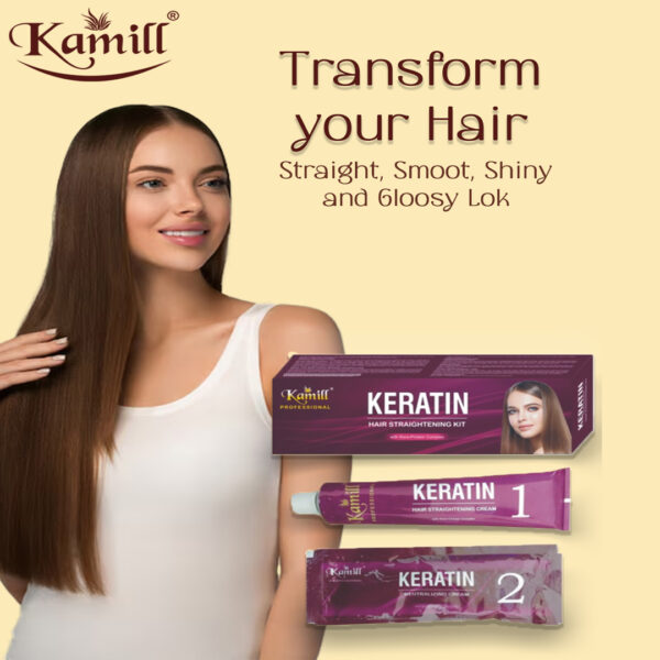 Kamill Professional Keratin Hair Straightening Kit – 165 g - Image 3