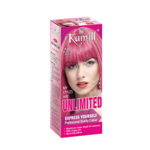 Kamill Shocking Pink Hair Color, Pink Hair Dye, Ammonia-Free Hair Color, Keratin Hair Color, Argan Oil Hair Color, Vibrant Hair Color, Salon Hair Color at Home, Long-Lasting Hair Color, Grey Coverage Hair Dye, Glossy Hair Color, Bold Hair Color 100 gm, Trendy Pink Hair Color, Kamill Hair Color for Men & Women, Professional Hair Color, Unique Hair Shades