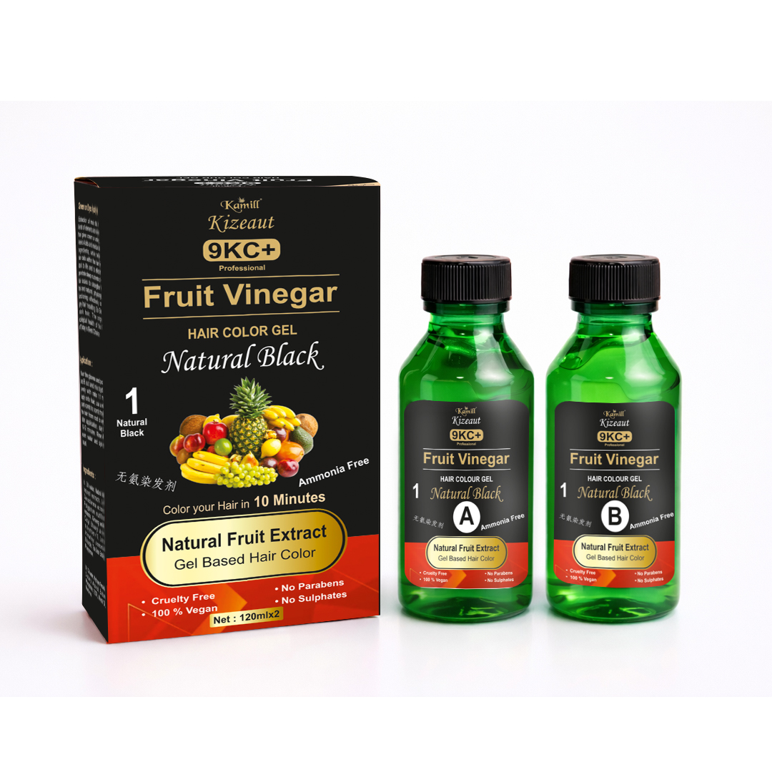 natural black hair/ beard color , no stain on skin